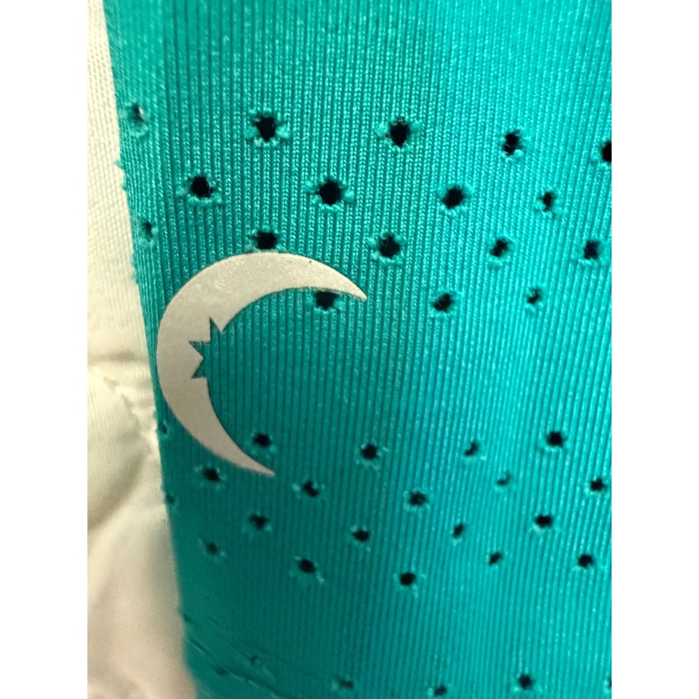 Zyia Active Womens Teal Perforated Long Sleeve Training Top Medium - Picture 5 of 7